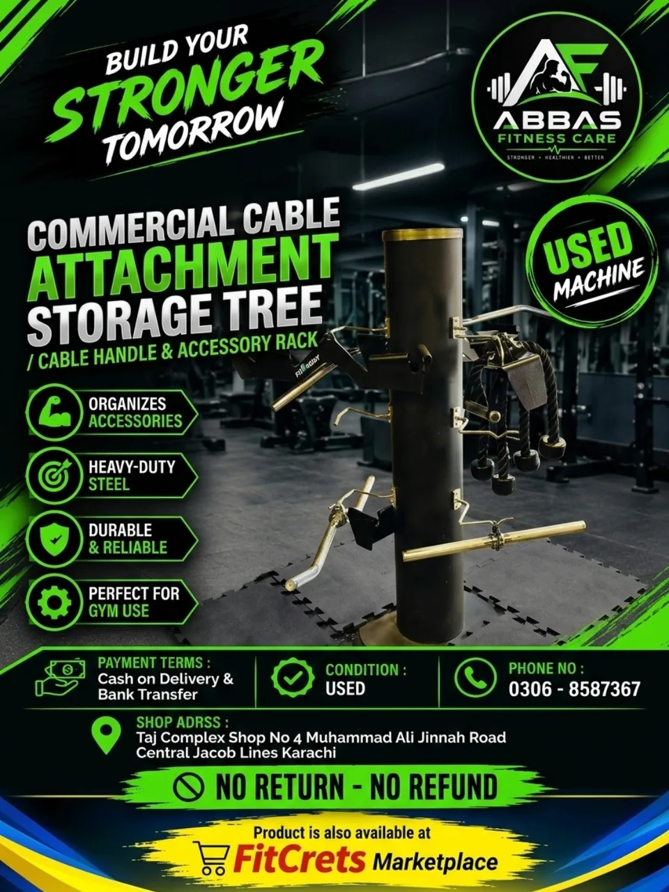Commercial Cable Attachment Storage Tree — photo 1