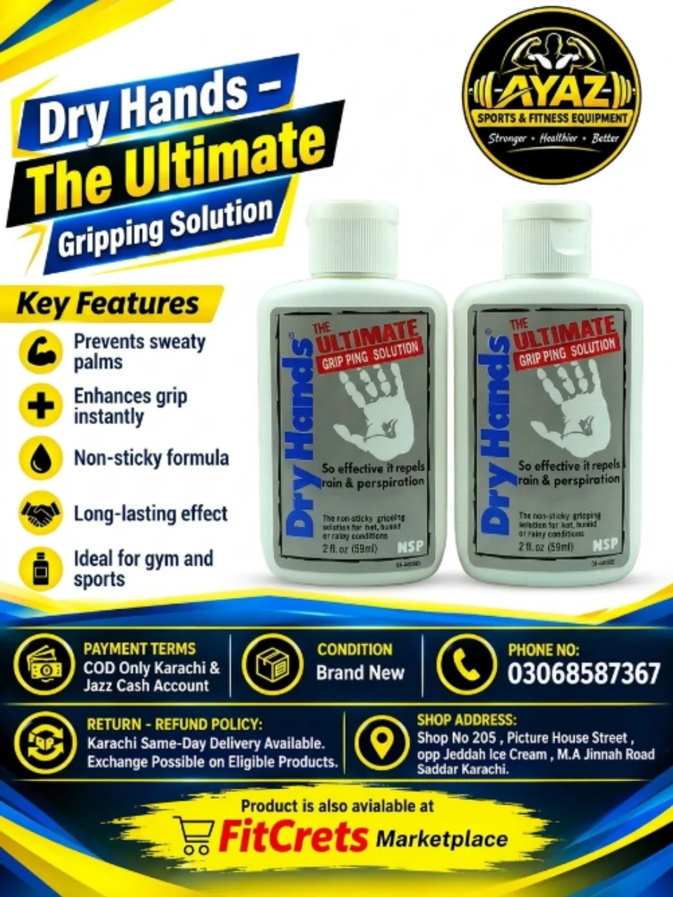Dry Hands - The Ultimate Gripping Solution — photo 1