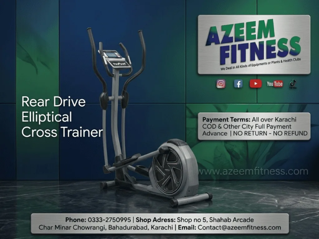 Stealth Edition ER-50 Rear Drive Elliptical Cross Trainer