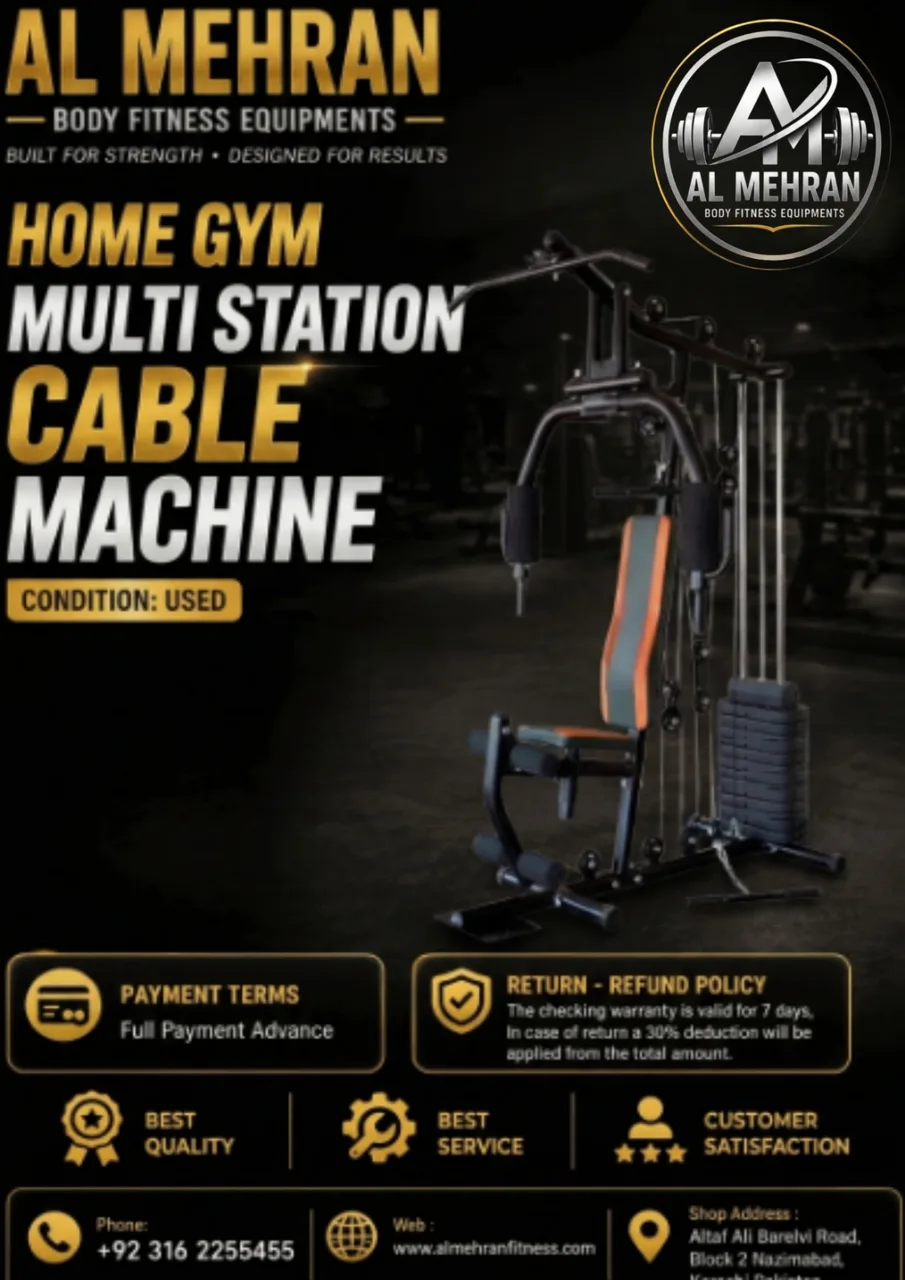 Home Gym Multi Station Cable Machine.