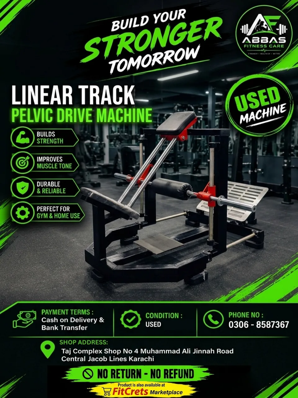 Linear Track Pelvic Drive Machine  — photo 1