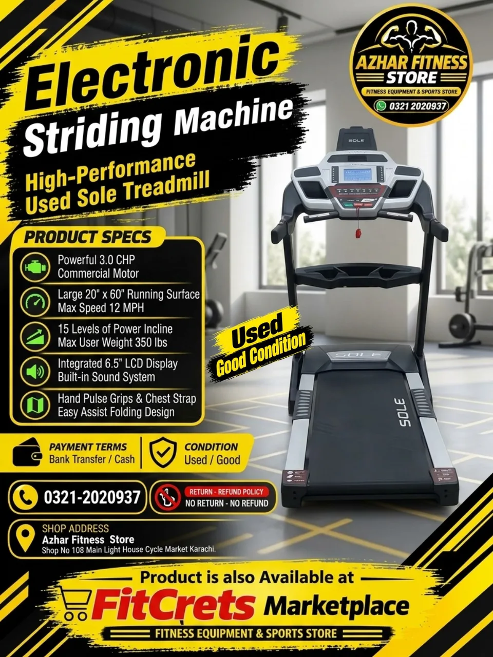 Sole F63 Treadmill