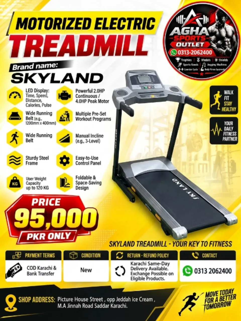 Dual-Motor Pro Electric Treadmill — photo 1