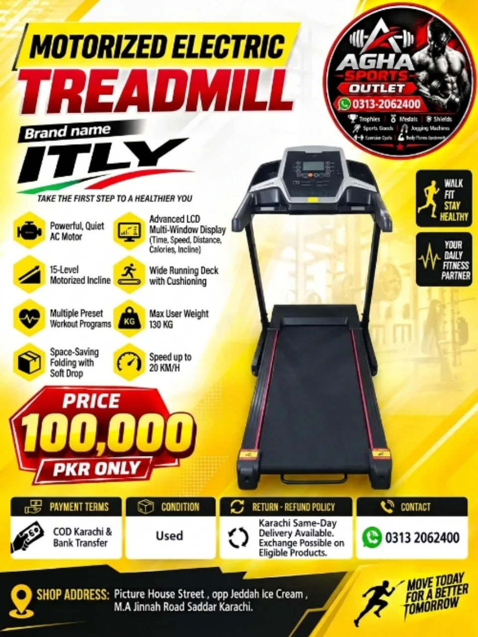 Endura-Drive Motorized Treadmill ITLY — photo 1