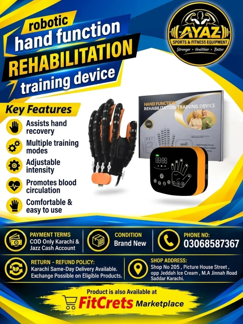 Robotic Hand Function Rehabilitation Training Device — photo 1