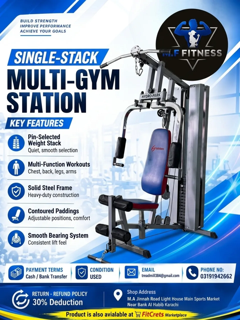 Single-Stack Multi-Gym Station