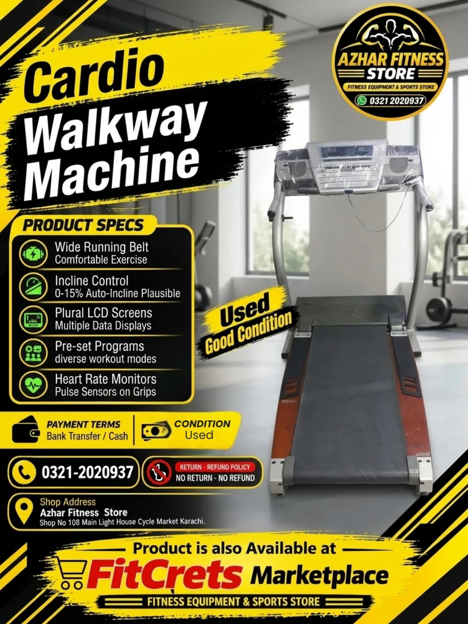 Cardio Walkway Machine