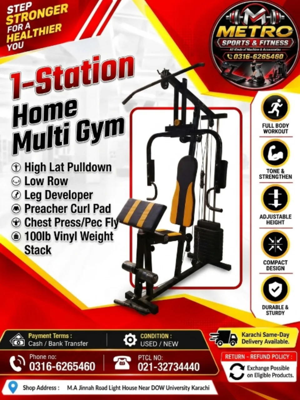 1-Station Home Multi Gym