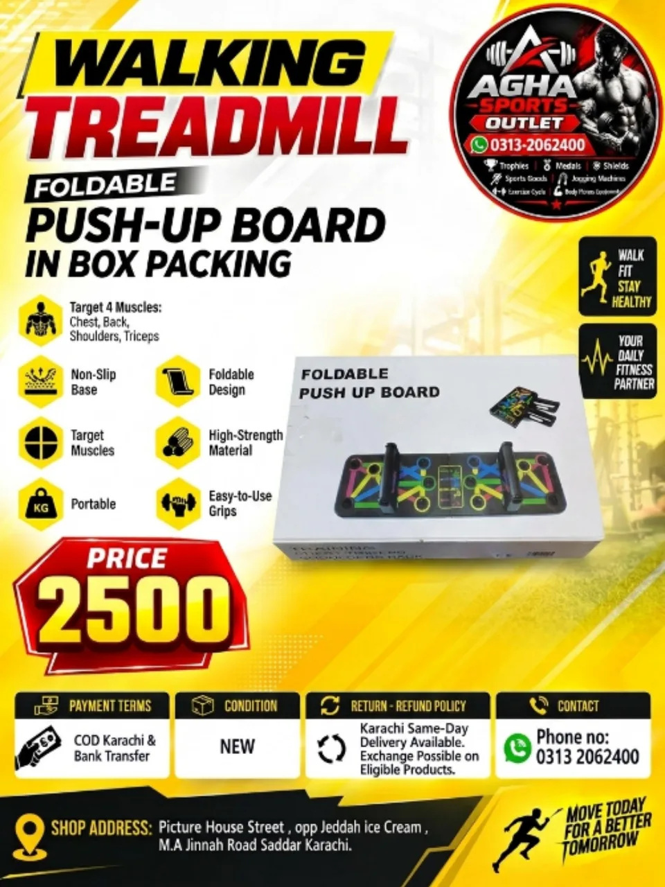  Foldable Push-Up Board in Box Packing — photo 1