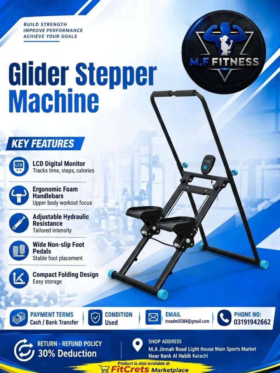 Glider Stepper Machine