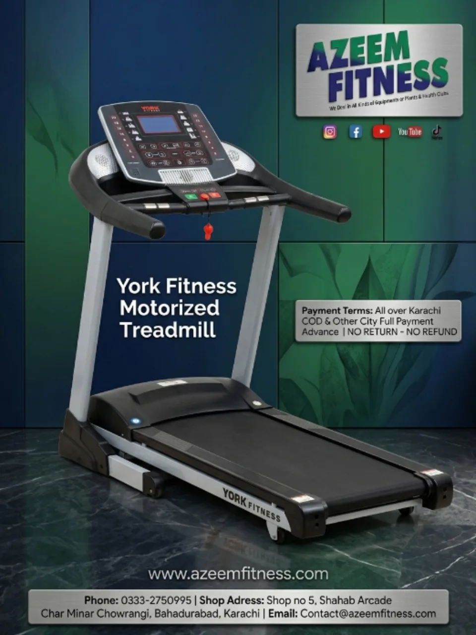 York Fitness Series Motorized Treadmill