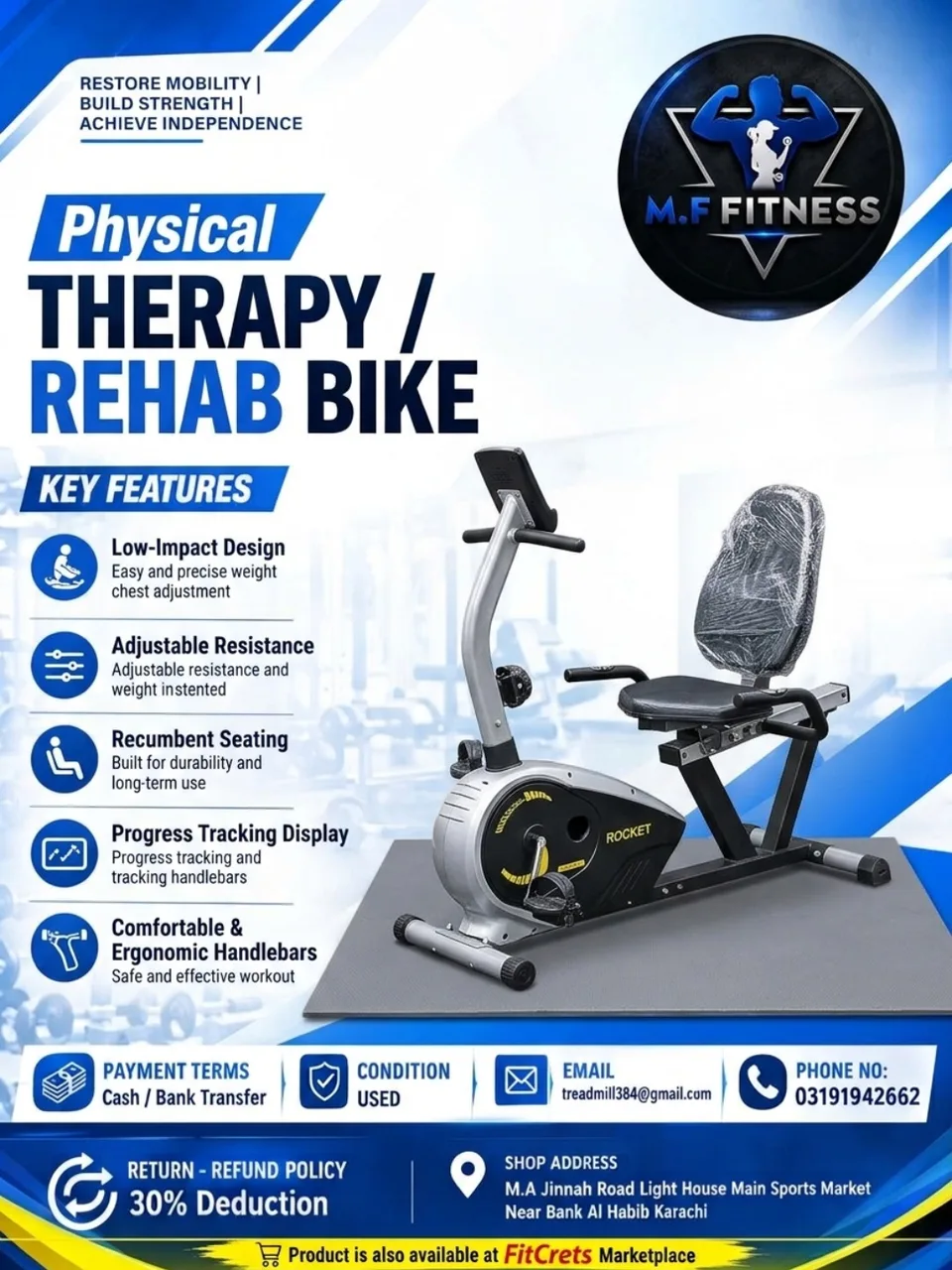 Physical Therapy / Rehab Bike