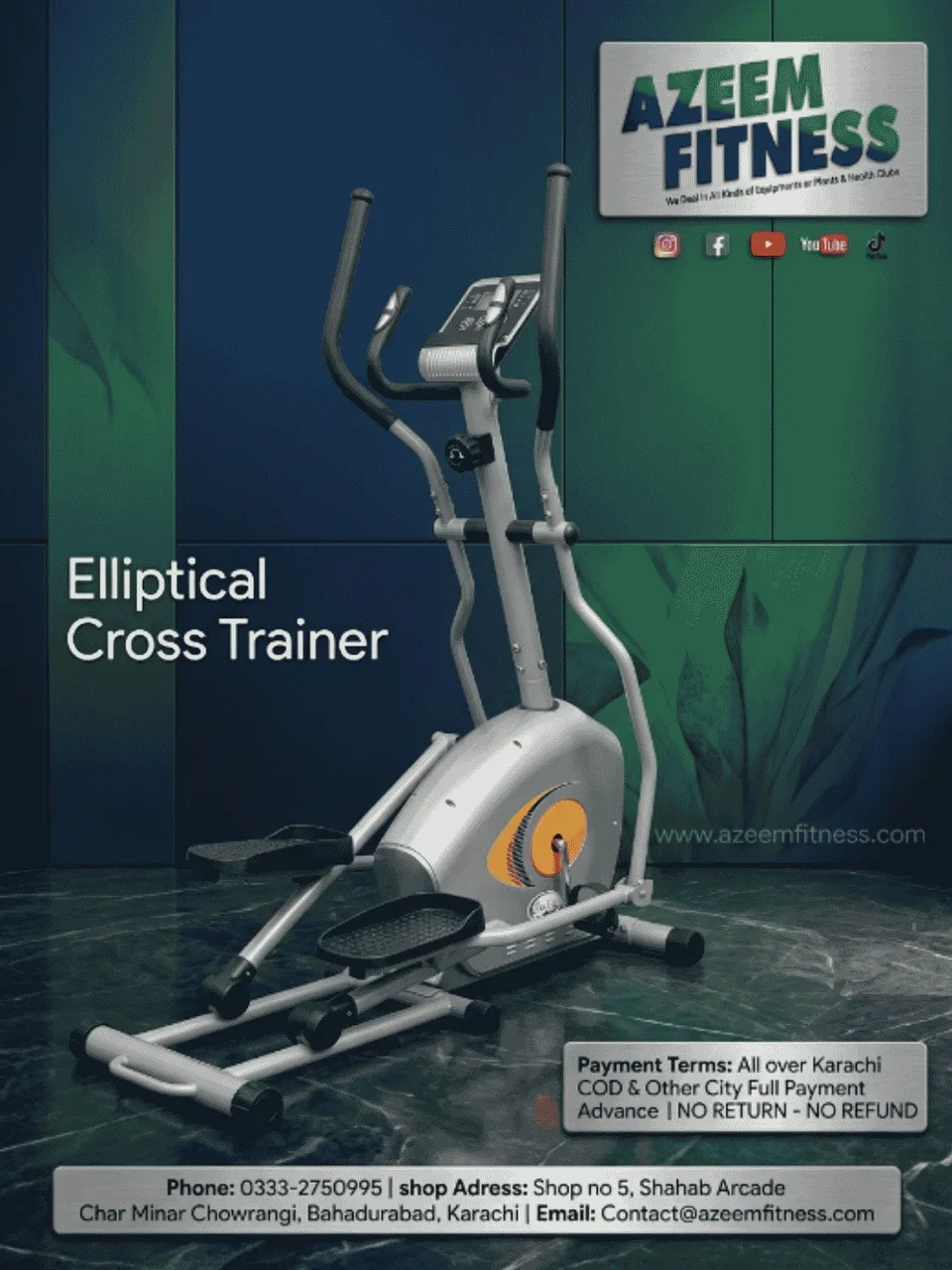 Elliptical Machine / Exercise Cycle (E51-V2)