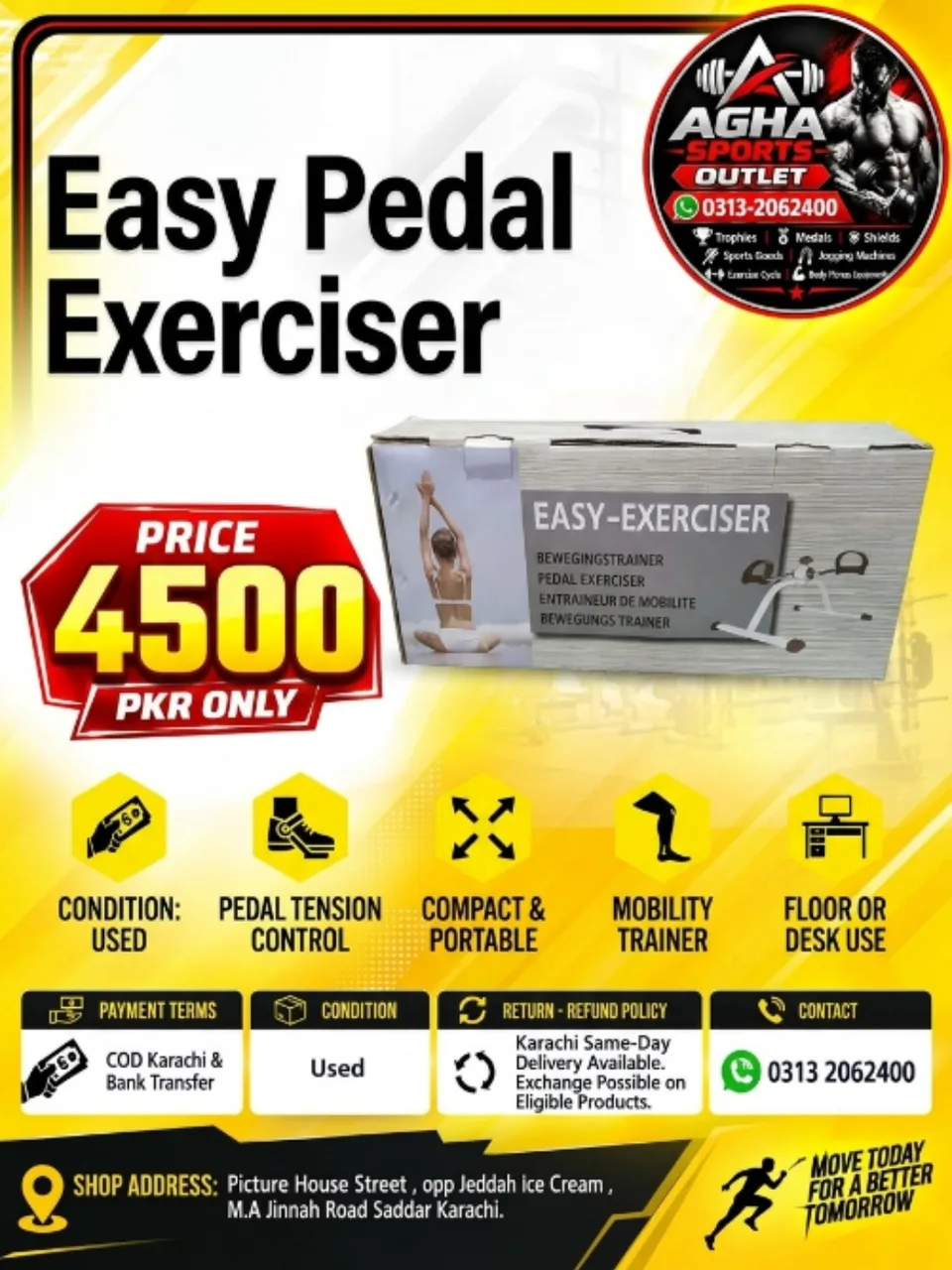 Easy-Exerciser Manual Pedal Exerciser