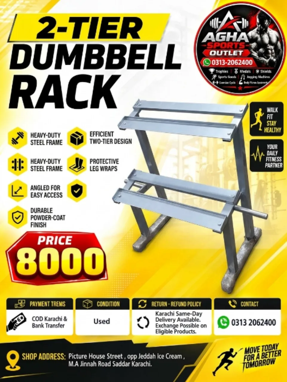 Iron-Forge 2-Tier Dumbbell Rack — photo 1