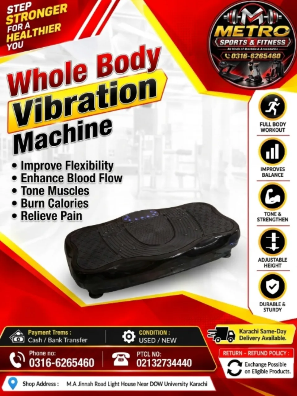 Whole Body Vibration Machine