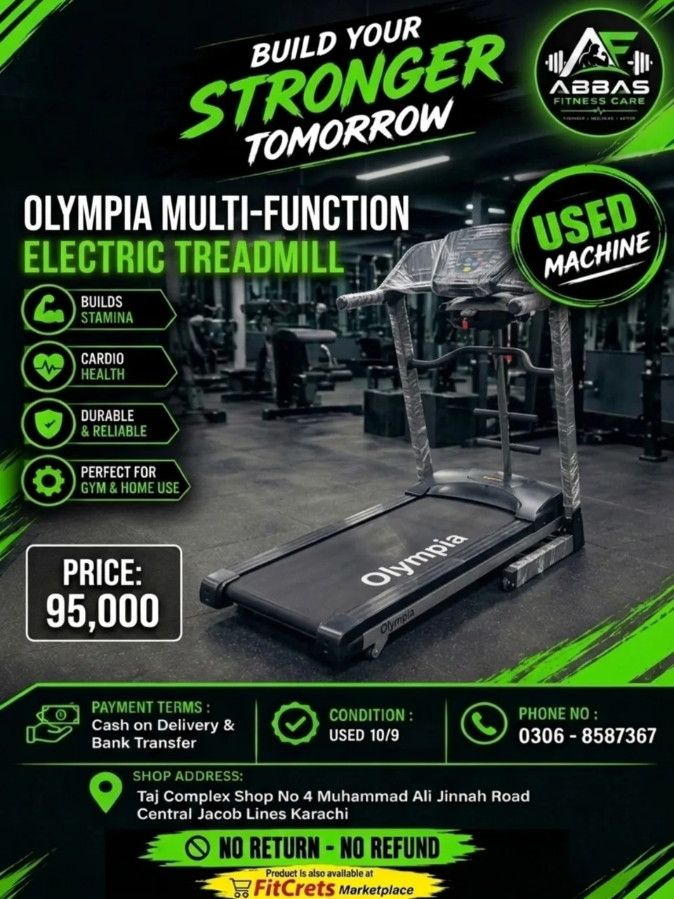 Apex Stride Olympia Commercial Training Deck