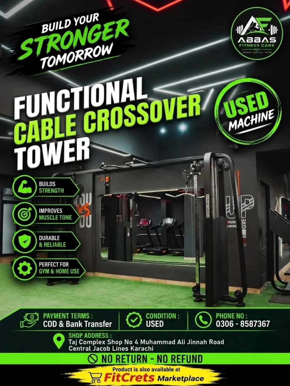 Functional Cable Crossover Tower — photo 1