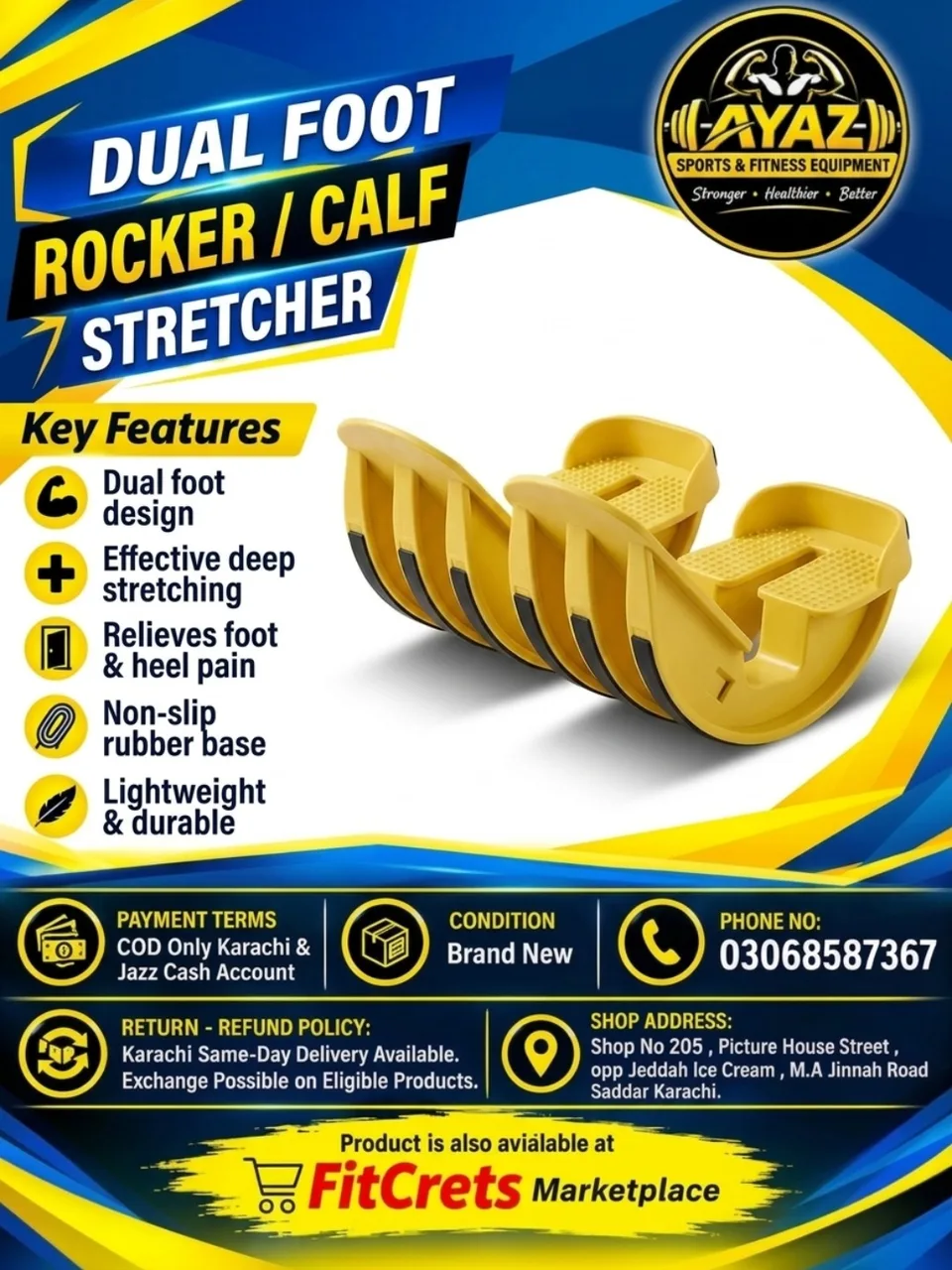 Dual Foot Rocker / Calf Stretcher — photo 1