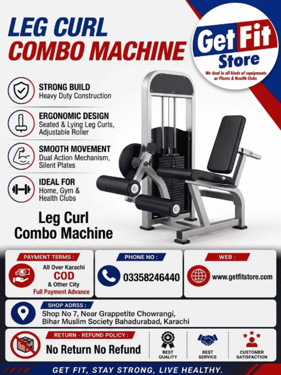 Leg Curl Combo Machine