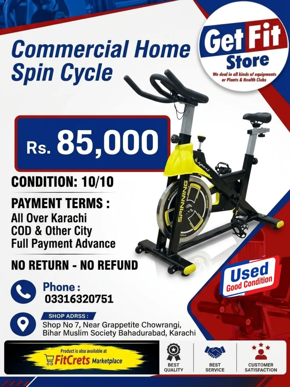 Commercial Home Spin Cycle