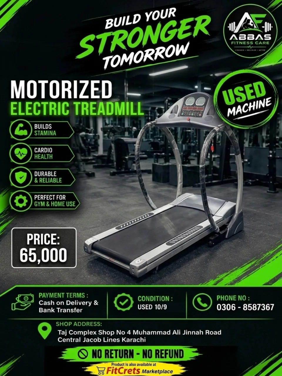 Apex Run Pro Motorized Electric Treadmill — photo 1