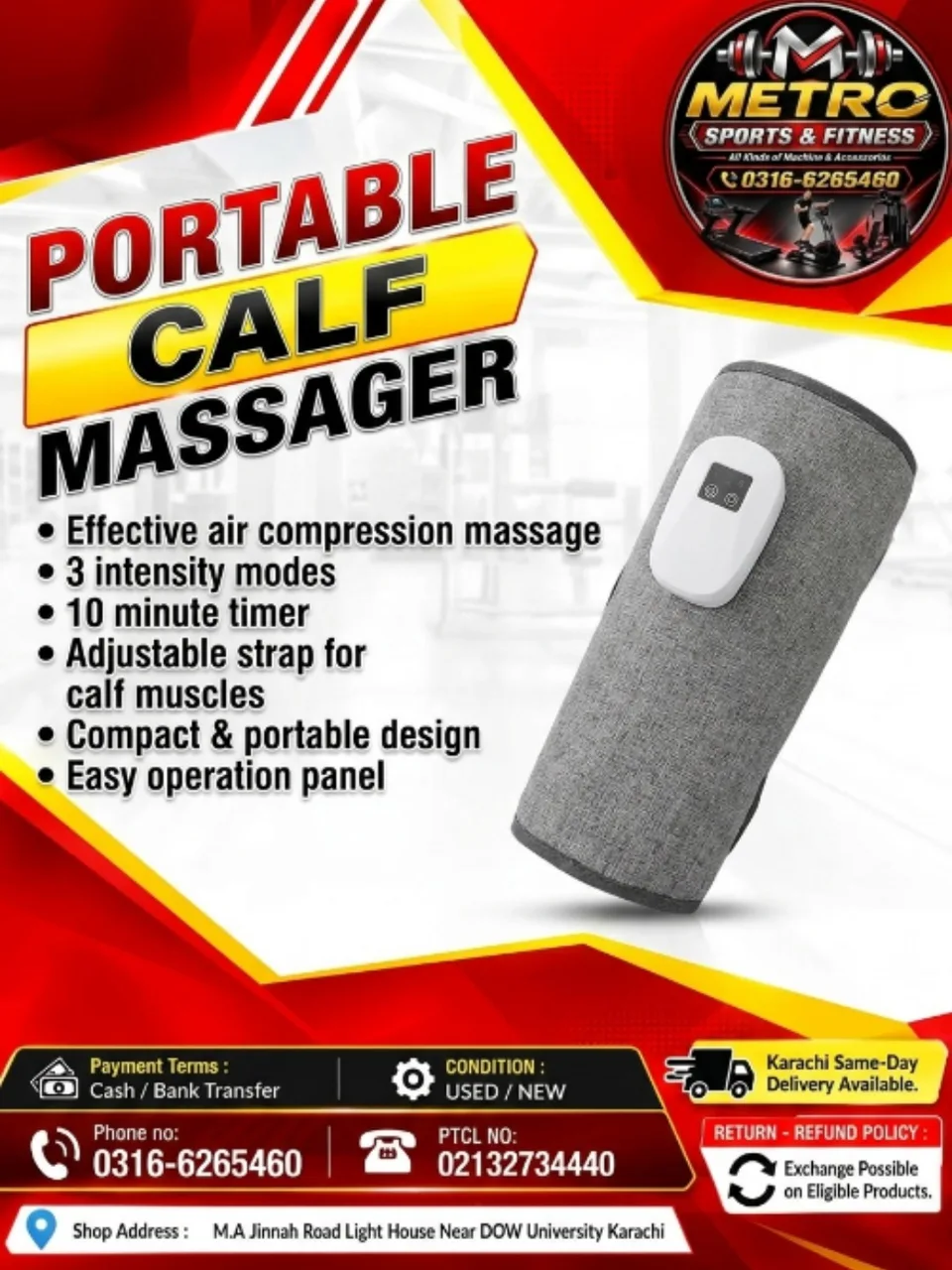 Portable Calf Massager