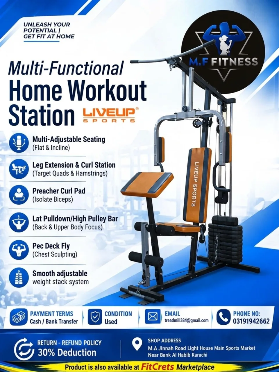 Multi-Functional Home Workout Station