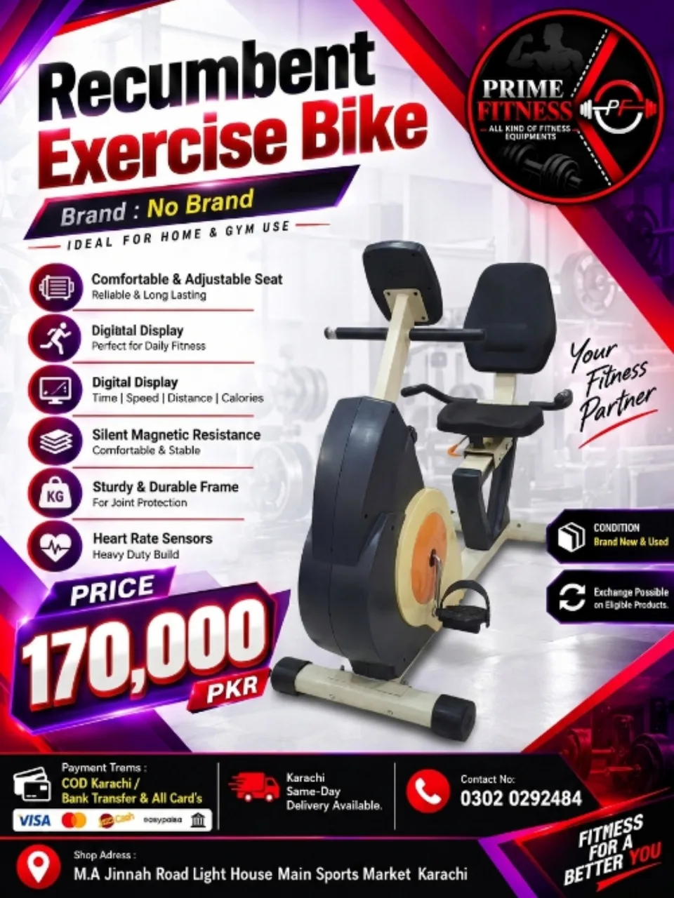Recumbent Exercise Bike
