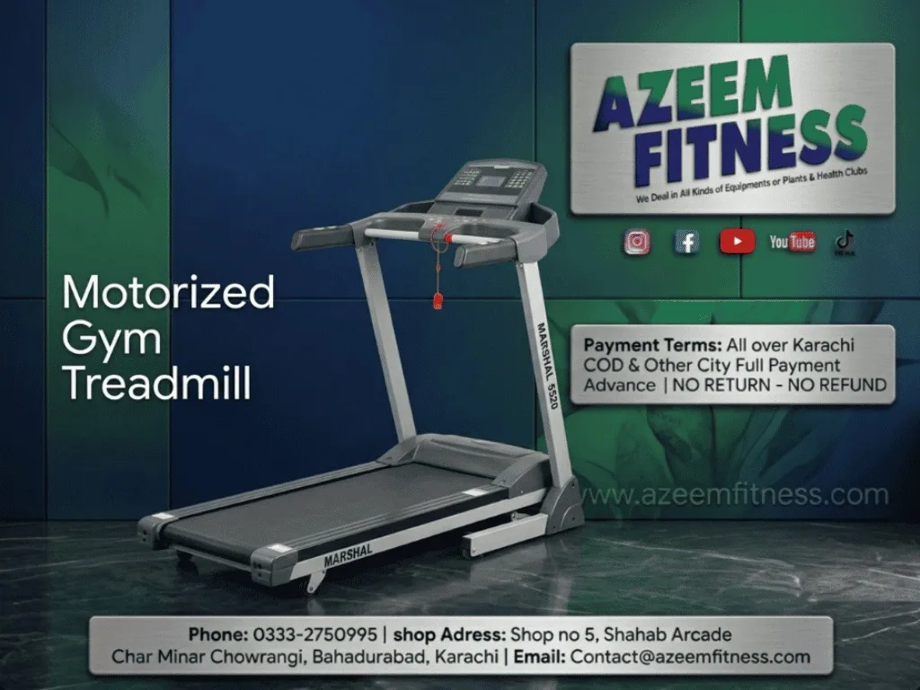 Marshal 5520 Motorized Gym Treadmill