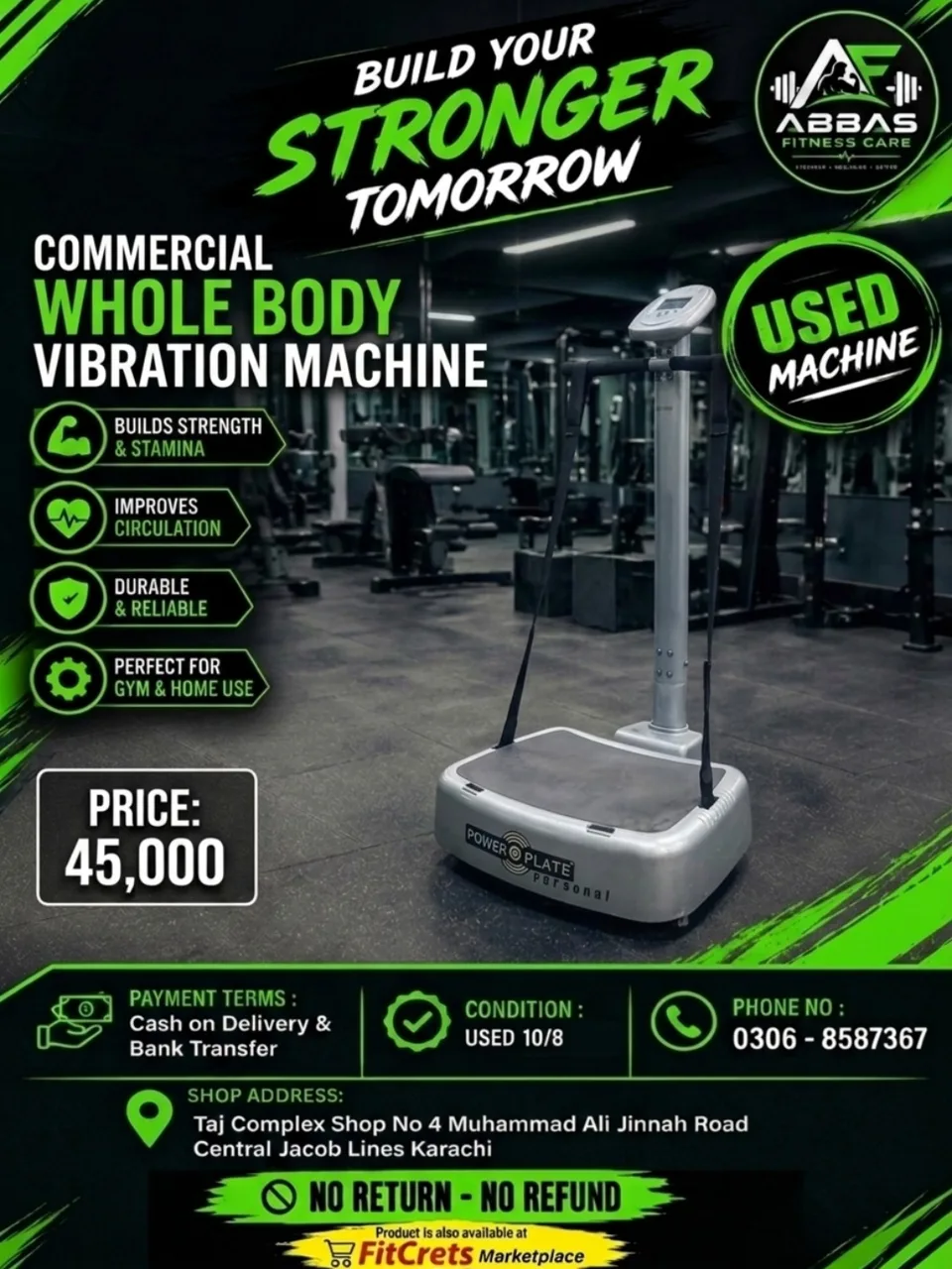 Commercial Whole Body Vibration Machine