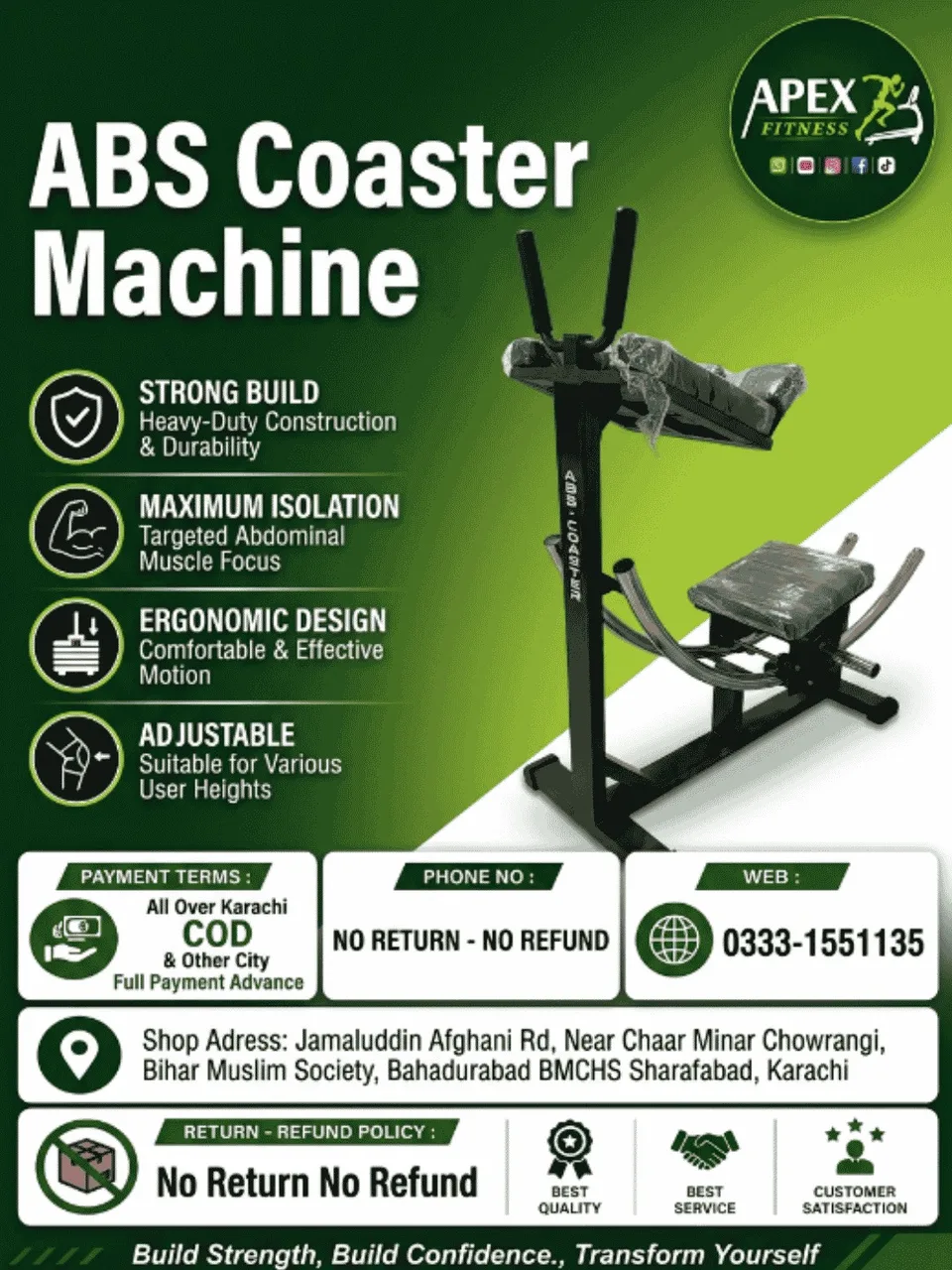 ABS Coaster Machine
