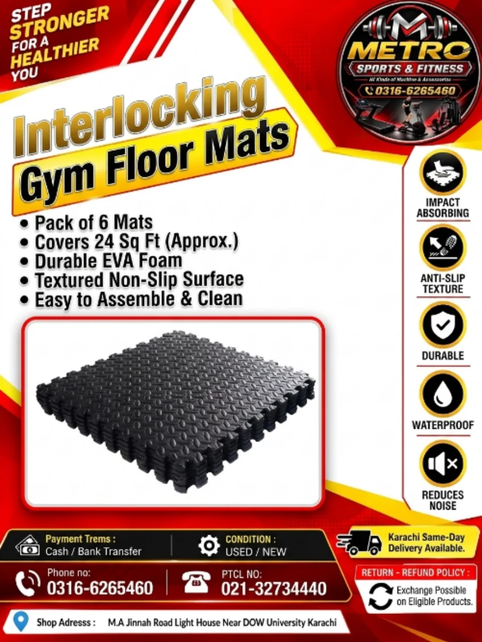 Interlocking Gym Floor Mats
