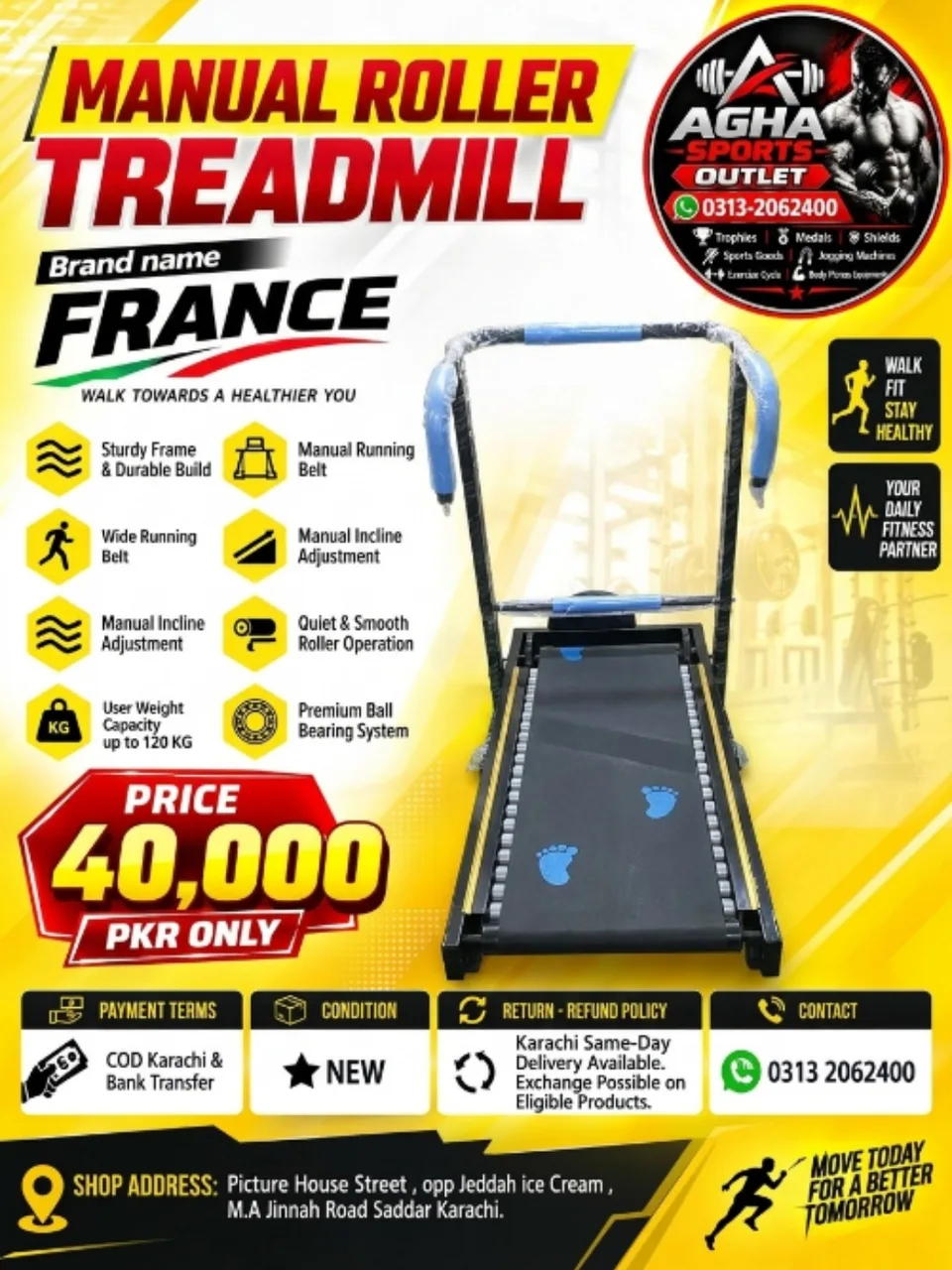 Manual Running Treadmill France 