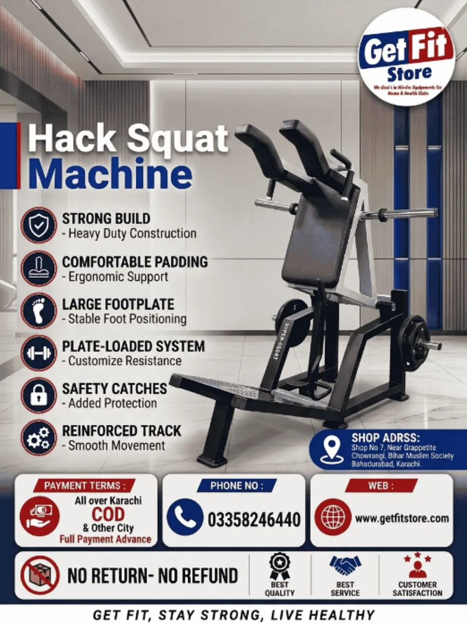 Hack Squat Machine