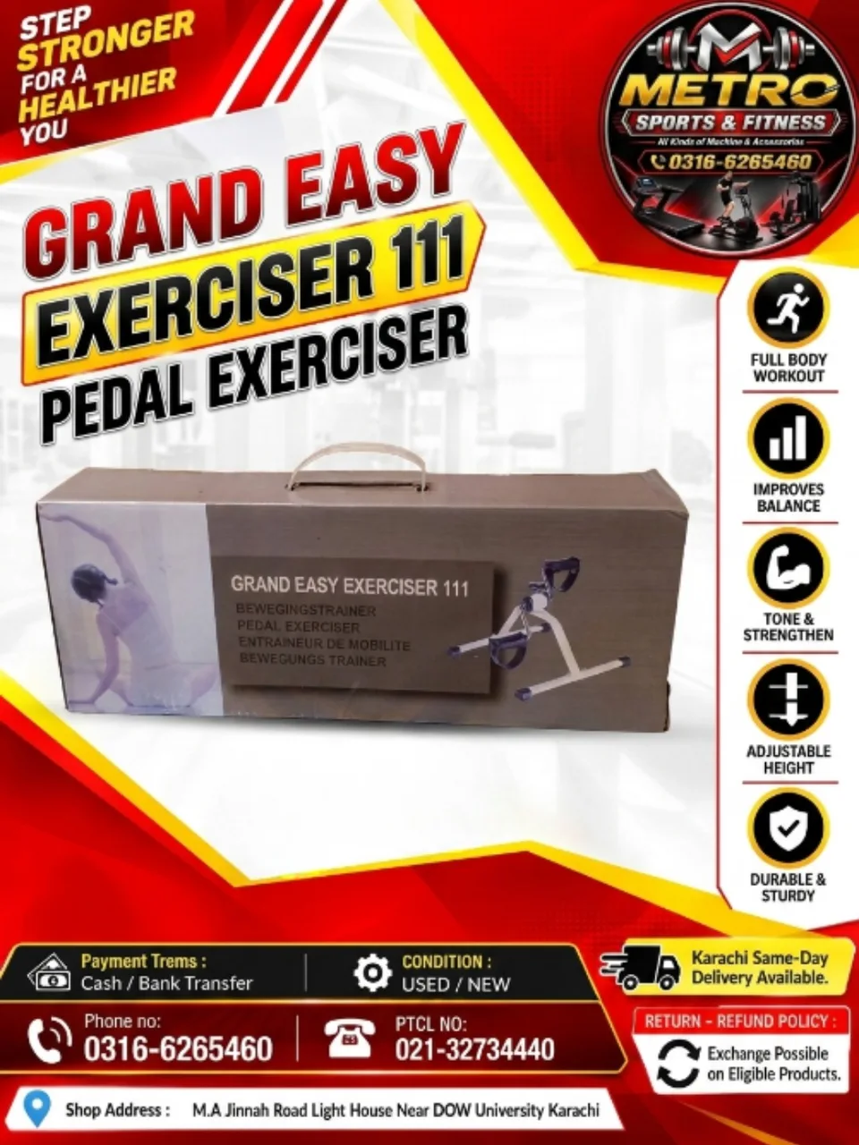 Grand Easy Exerciser 111 Pedal Exerciser