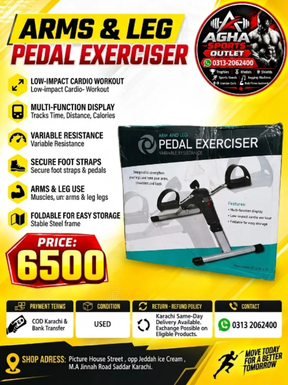 Arm & Leg Pedal Exerciser — photo 1