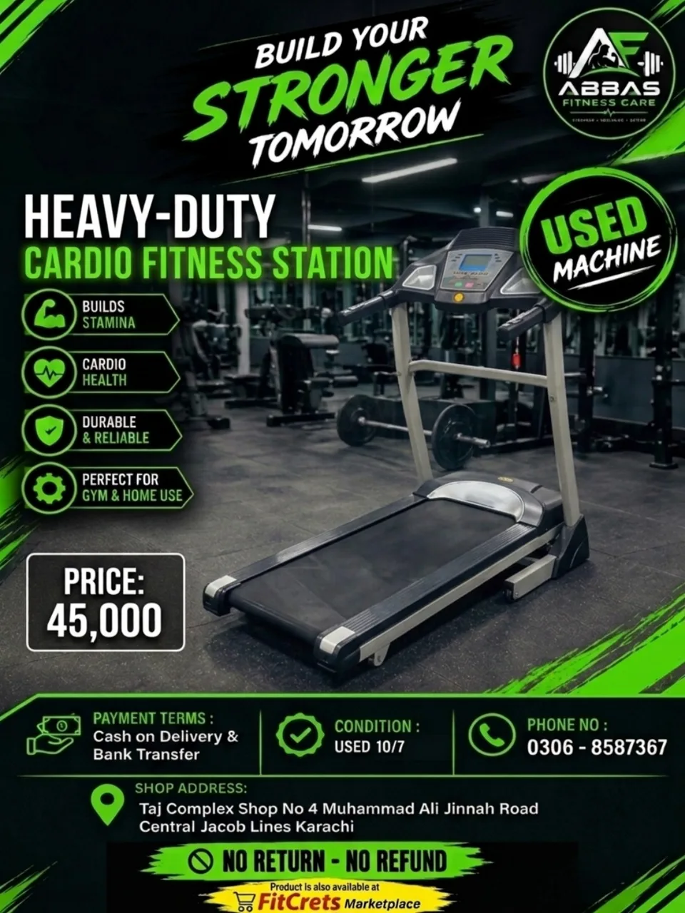 Iron Max Pro Heavy-Duty Cardio Fitness Station — photo 1