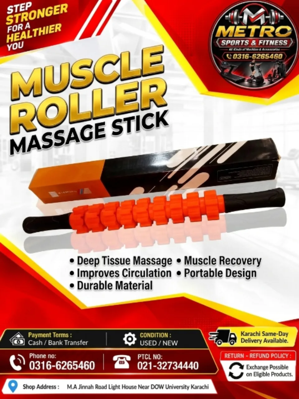 Muscle Roller Massage Stick