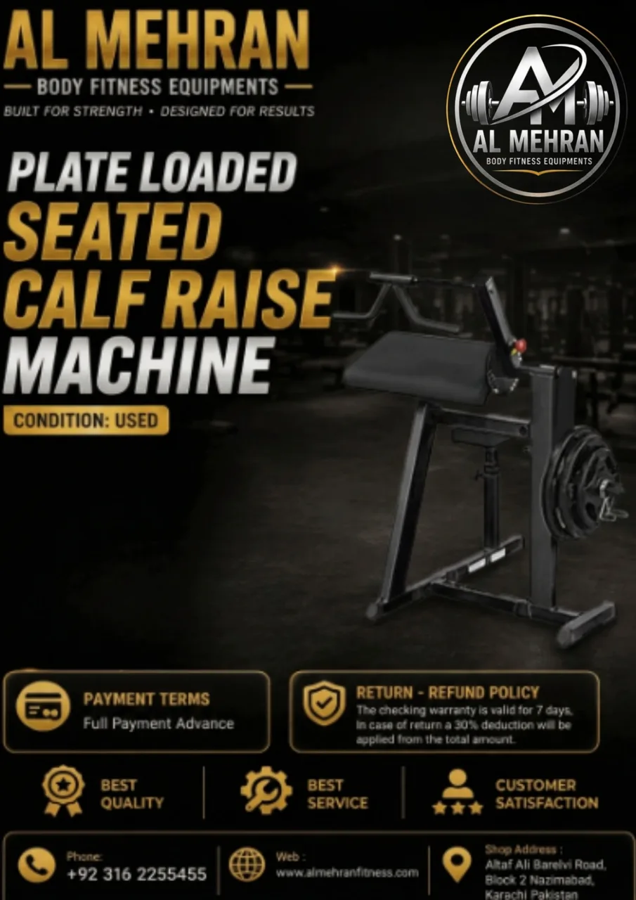 Plate Loaded Seated Calf Raise Machine