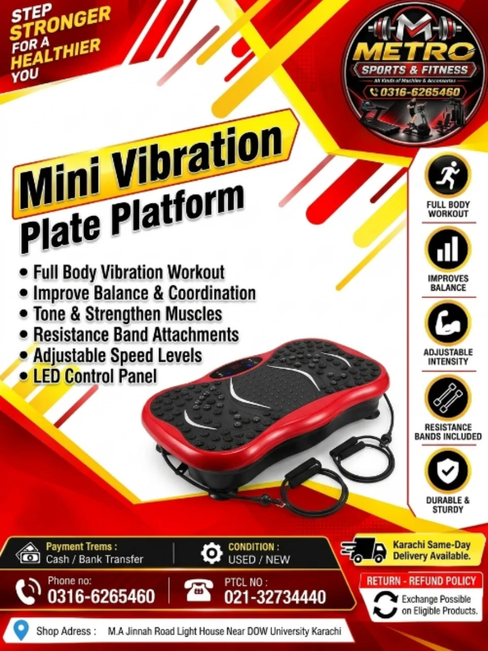 Mini Vibration Plate Platform