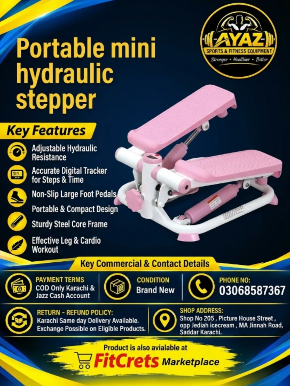 Portable Mini Hydraulic Stepper