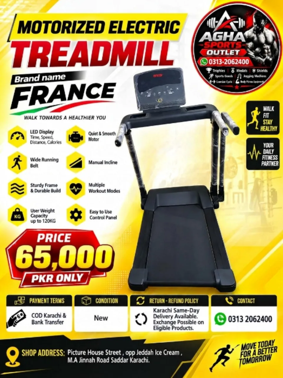  Mid-Range Motorized Electric Treadmill