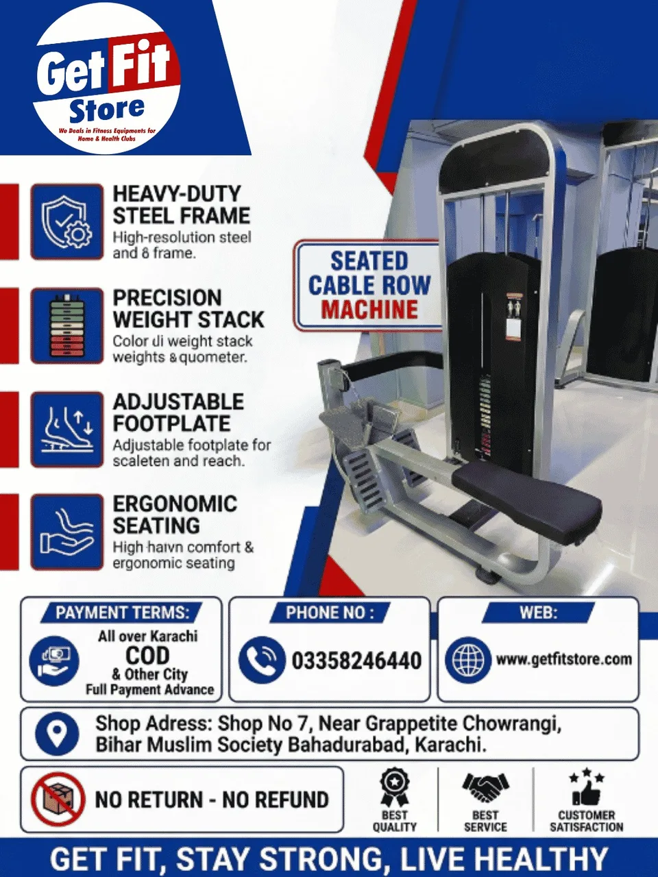 Seated Cable Row Machine