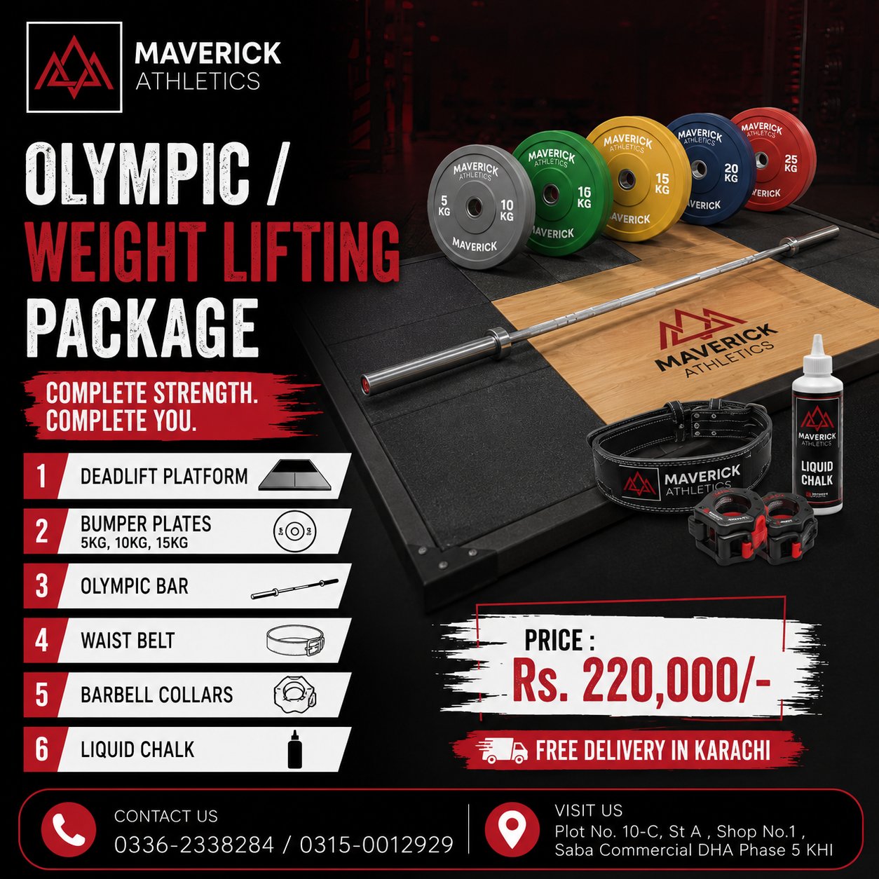 Maverick Athletics Olympic Weightlifting Training Package