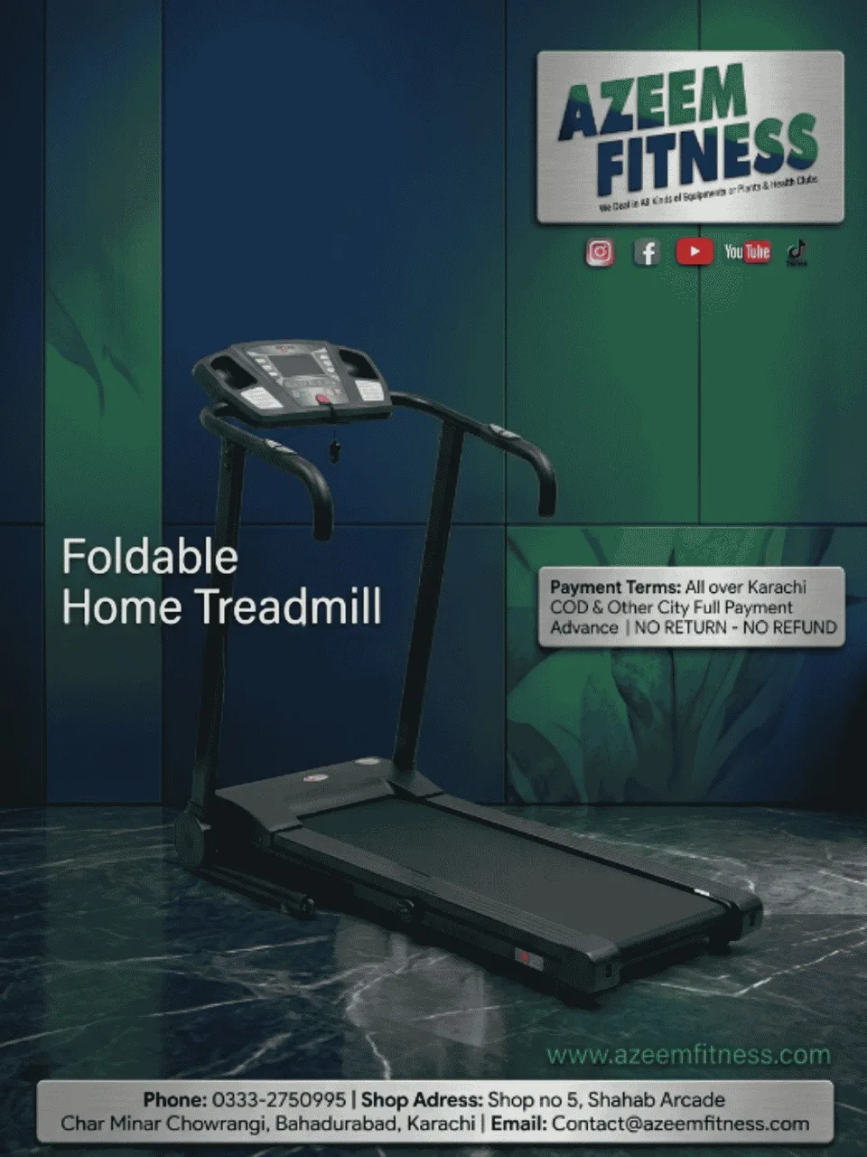 Foldable Home Treadmill (Advance ST8500)