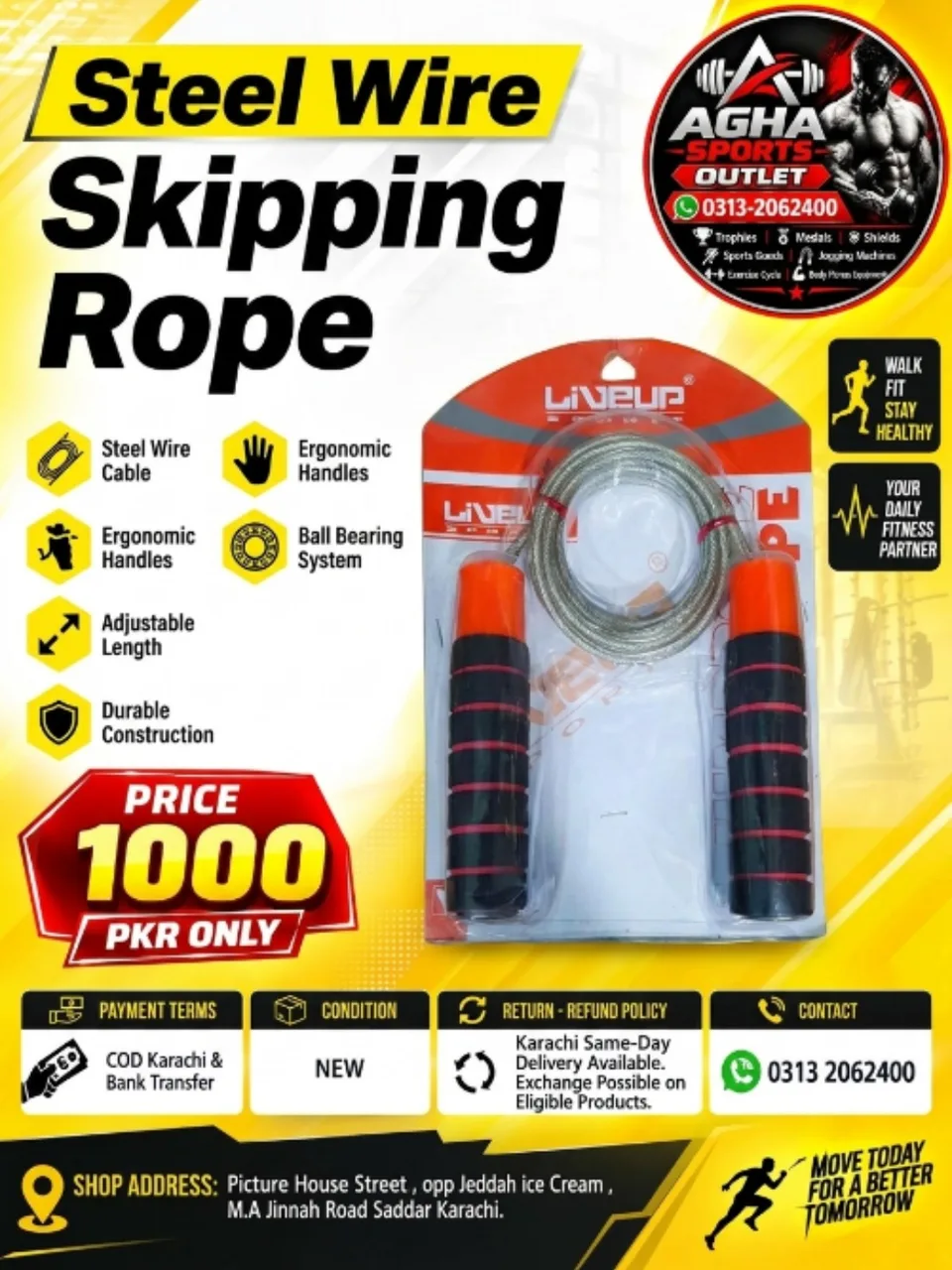 Steel Wire Skipping Rope