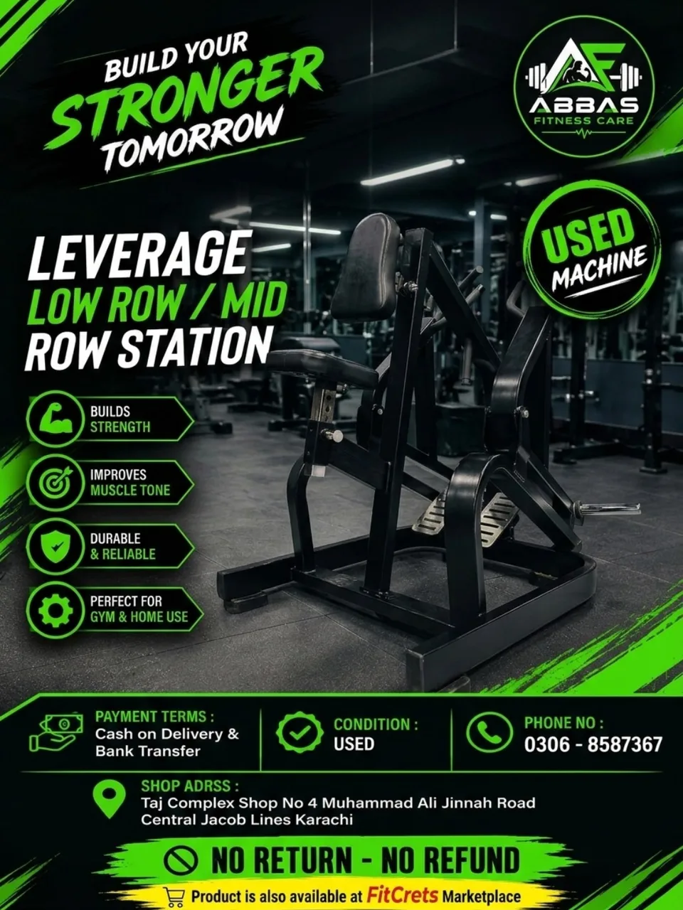 Leverage Low Row / Mid Row Station