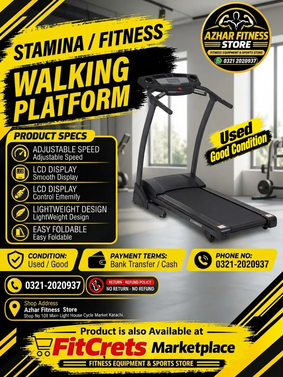 Stamina / Fitness Walking Platform