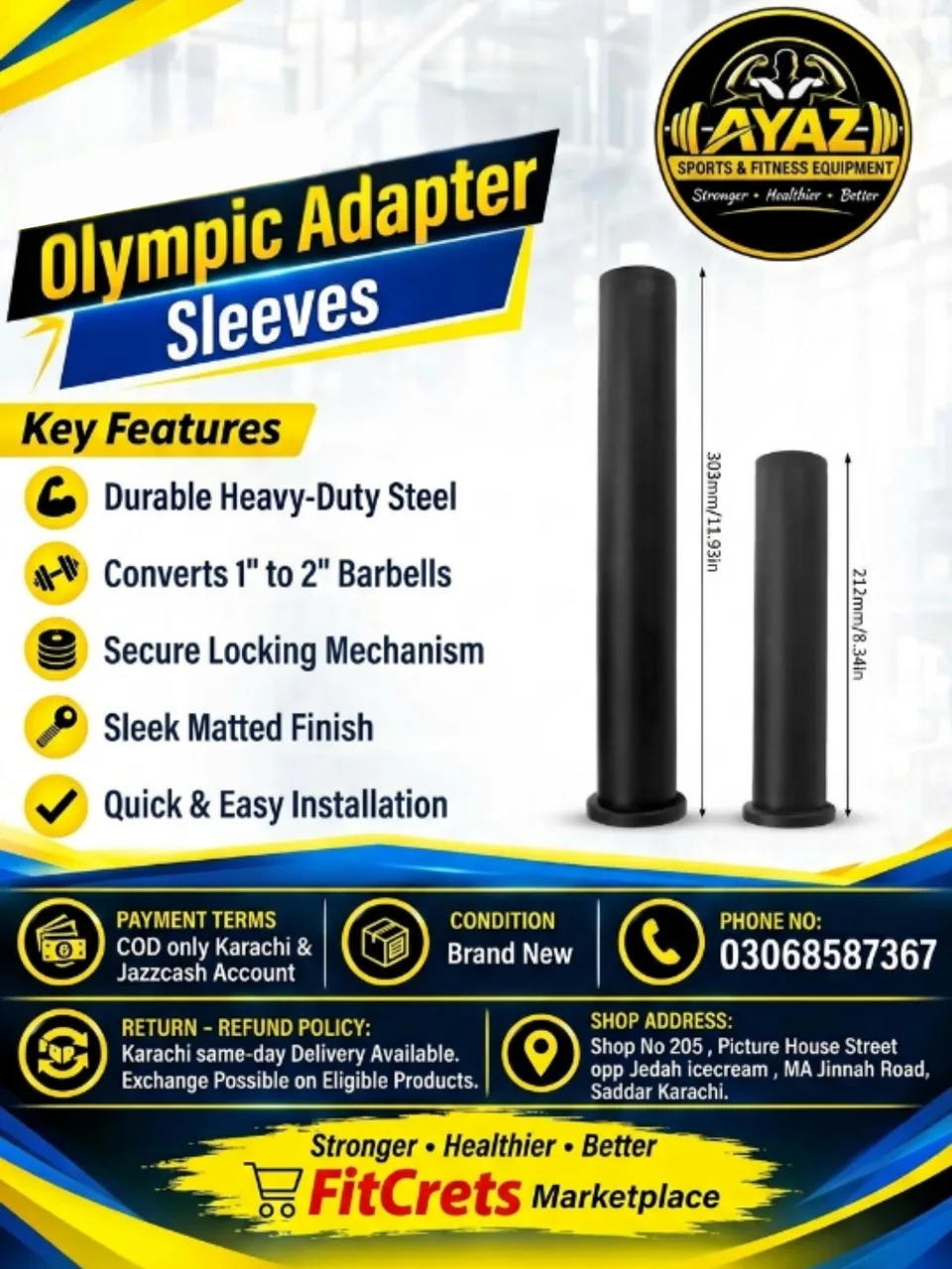 Olympic Adapter Sleeve